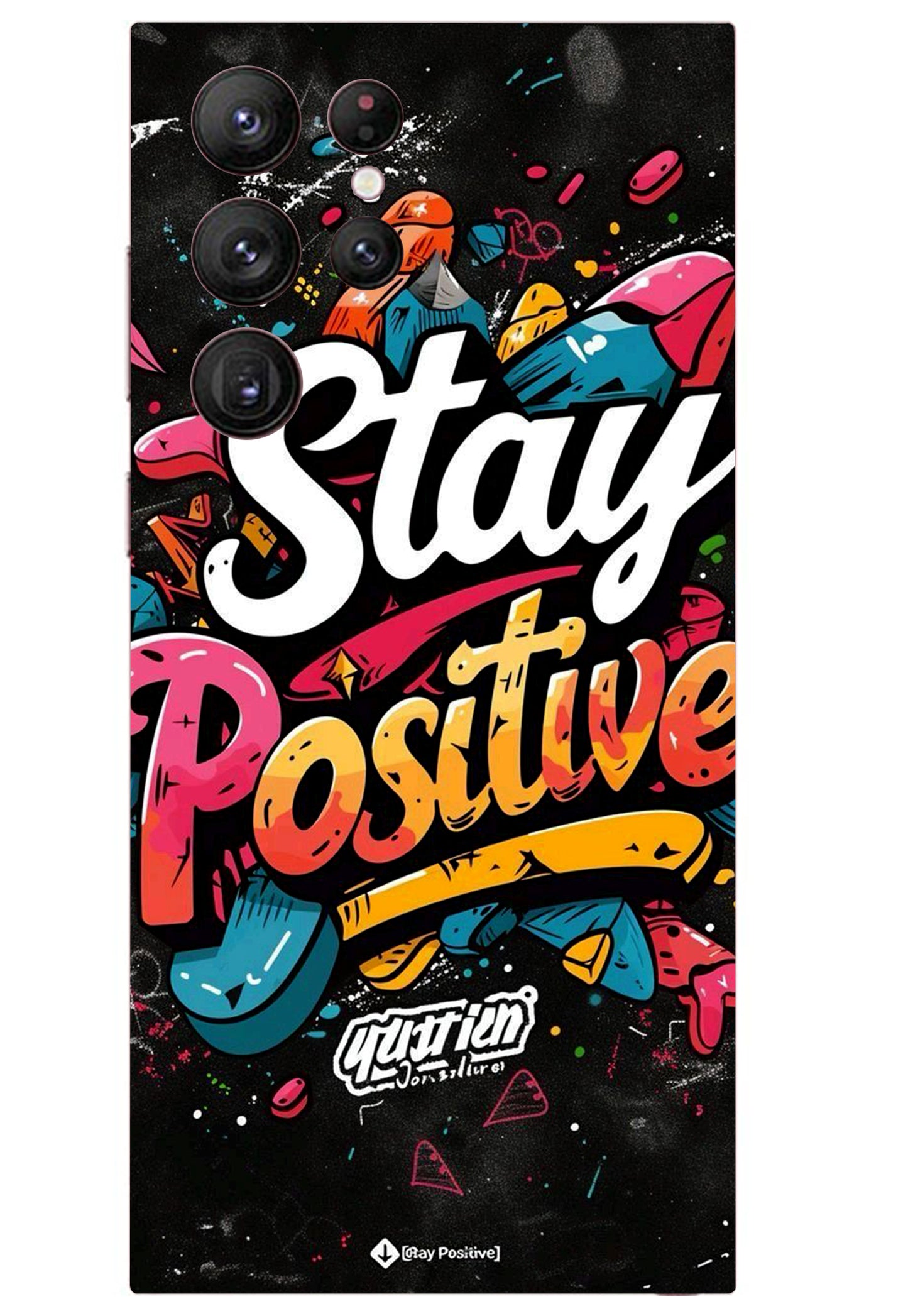 Stay Positive Mobile Skin 3M Material